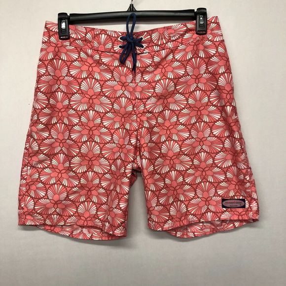 Vineyard Vines Men Swimwear Swim Shorts Size 32 Board Trunks B237 -23 - Picture 1 of 14